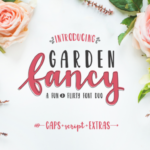 Garden Fancy Duo Font Poster 1