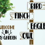 Garden Signboard Font Poster 4