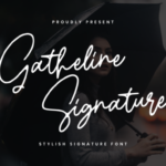 Gatheline Font Poster 1