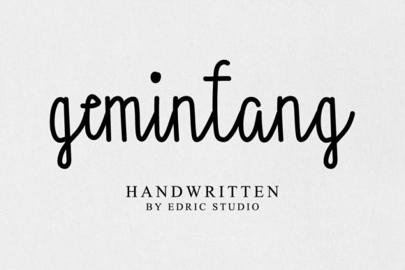 Gemintang Font Poster 1