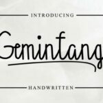 Gemintang Font Poster 2