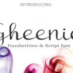 Gheenie Font Poster 1