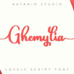 Ghemylia Font Poster 1