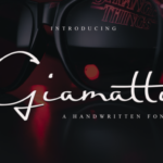 Giamatti Font Poster 1