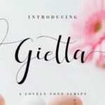 Gietta Font Poster 1