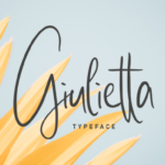 Giulietta Font Poster 1