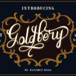 Goldbery Font Poster 1