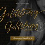 Goldstring Font Poster 1