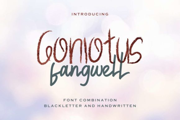 Gonlotus Fangwell Font Poster 1