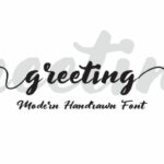 Greeting Font Poster 1