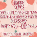 Happy Loves Font Poster 8