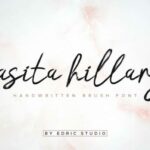 Hasita Hillary Font Poster 2