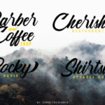 Hattachy  Modern Handlettering Font Poster 2