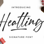 Heatting Font Poster 1