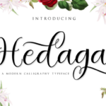 Hedaga Font Poster 1