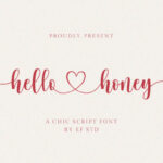 Hello Honey Font Poster 1