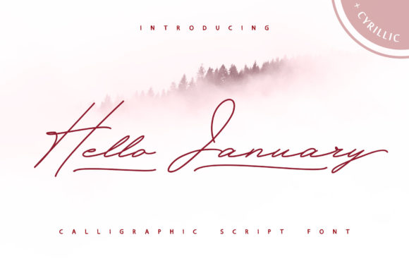 Hello January Font