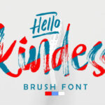 Hello Kindess Font Poster 1