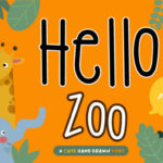 Hello Zoo Font Poster 1