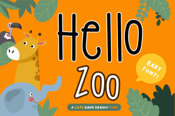 Hello Zoo Font - Font Canyon