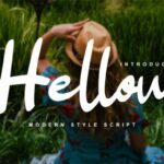 Hellow Font Poster 1