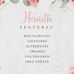 Hernitta Font Poster 10