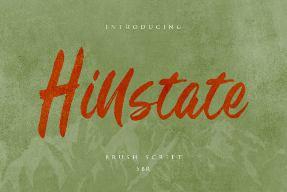 Hillstate Font Poster 1