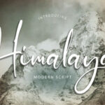 Himalaya Font Poster 1