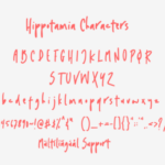 Hippotamia Font Poster 6