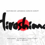 Hiroshima Font Poster 1