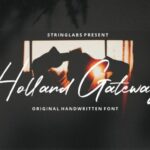 Holland Gateway Font Poster 16