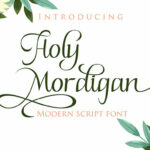 Holy Mordigan Font Poster 1
