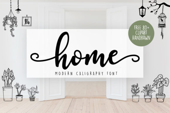 Home Font Poster 1