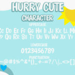 Hurry Cute Font Poster 5