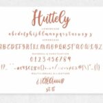 Huttely Font Poster 7