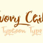 Ivory Chill Font Poster 1