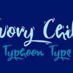 Ivory Chill Font Poster 2