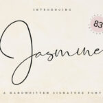 Jasmine Font Poster 1