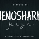 Jenoshark Feiya Font Poster 2