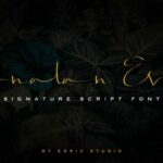 Jonatan Eve Font Poster 2