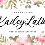 Kailey Latief Font Poster 1