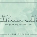 Kathreen Smith Font Poster 2