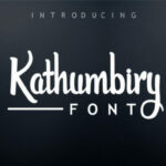 Kathumbiry Font Poster 1