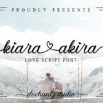 Kiara Akira Font Poster 1