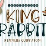 King Rabbit Font Poster 1