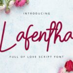 Lafentha Font Poster 1