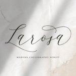 Larosa Font Poster 1