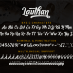 Lauthan Font Poster 2