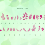 Leafing Font Poster 8