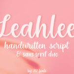 Leahlee Duo Font Poster 1